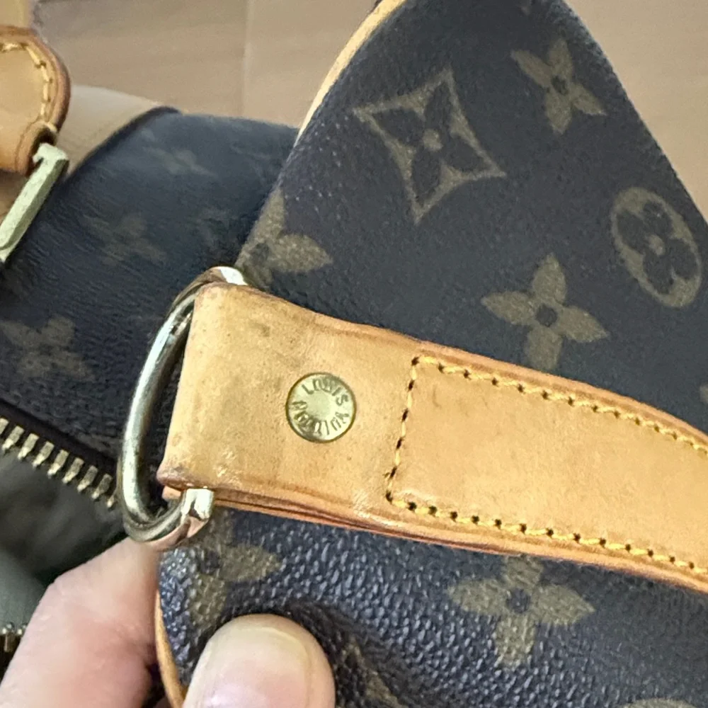 55 Keepall Monogram Canvas Duffel Bag in Brown and Tan - Picture 6 of 7